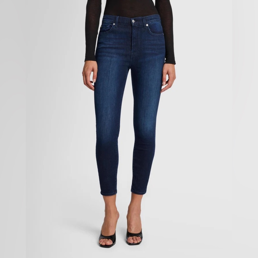 The High Waist Ankle Skinny Jeans Super Skinny Size 27